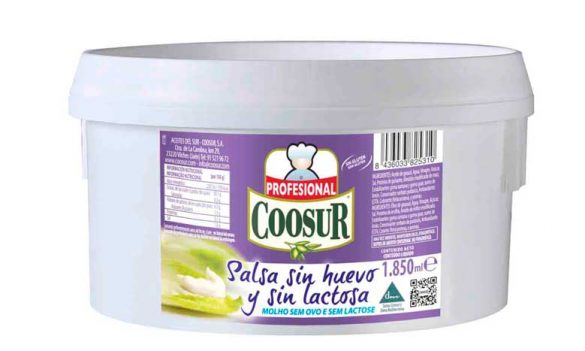 Mayonesa Coosur sin huevo ni lactosa