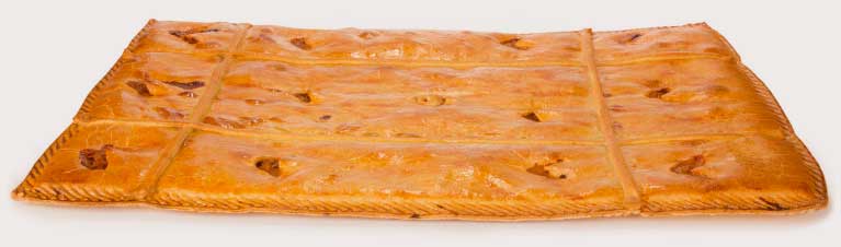 La empanada Chousa de mayor tamaño para la hostelería: 57x37
