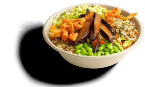 Bol de quinoa y vegetales en el restaurante Eatsa