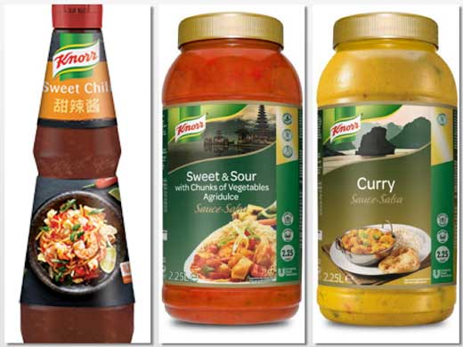Productos de la gama asiática de Knorr