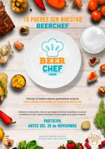 Cartel del concurso Beer Chef