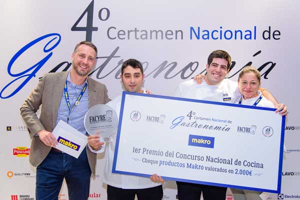 Los ganadores del Concurso Nacional de Cocina facyre