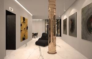 profesionalhoreca hall con obras de arte del hotel Pavilions Madrid