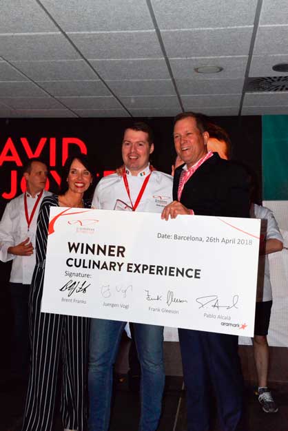 David Joyce se corona como Mejor chef europeo de Aramark