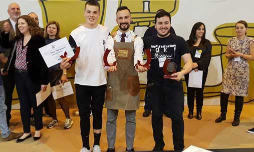 Los ganadores del V Spain Coffee Festival, celebrado en el Salón de Gourmets