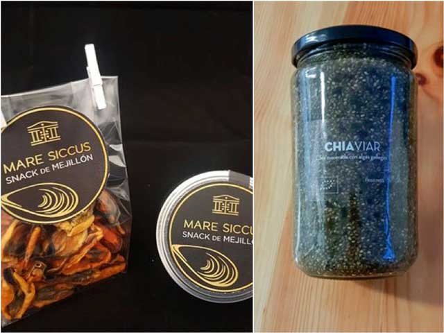 Snack de mejillón y caviar de chía, finalistas en Innovación