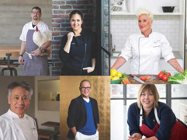 Chefs participantes en la World Culinary Showcase de la feria NRA 2018