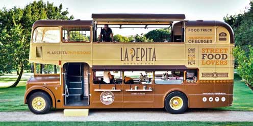 El food truck vintage de La Pepita Burger Bar