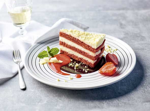 Tarta Red Velvet, Casual Cake de Erlenbacher - profesional horeca