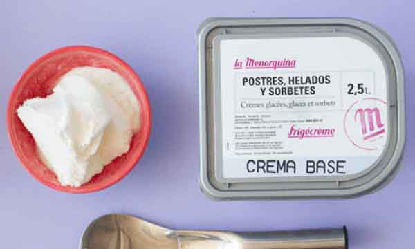 Crema Base - Helado - La Menorquina - ProfesionalHoreca