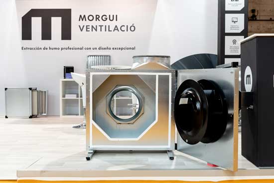 Profesionalhoreca, ventilador y nuevo logo de Morgui Clima