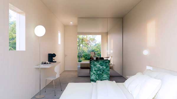 Profsionalhoreca, habitación del futuro hotel Akeah Porto Secret Garden