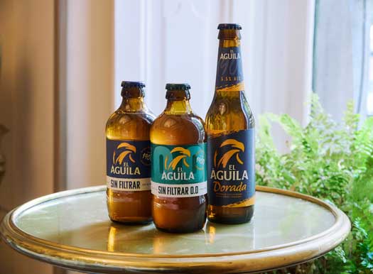 Profesionalhoreca, cerveza El Aguila sin filtrar 0,0