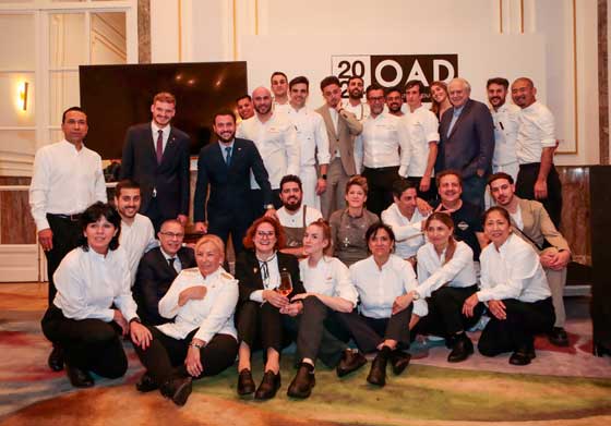 Profesionalhoreca, chefs premiados en la lista OAD 2024 de los 150 mejores restaurantes de Europa