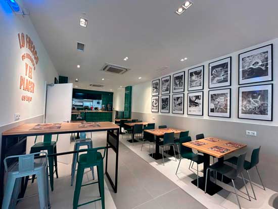 Profesionalhoreca, Interior del nuevo Papa Johns de Benidorm