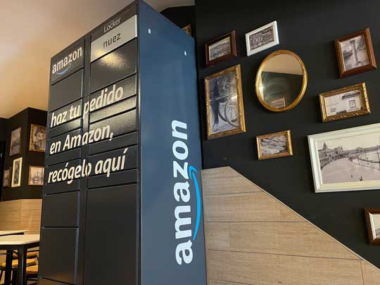 Profesionalhoreca, Amazon Lockers o taquillas en 100 Montaditos y La Sureña 