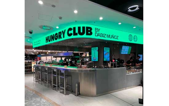 Profesionalhoreca, El primer Hungry Club de Dabiz Muñoz y Avolta se ha abierto en el aeropuerto de Madrid Barajas