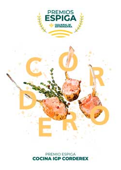 ProfesionalHoreca, cartel del Concurso de cocina Premio Espiga de Cordero de Extremadura 2024