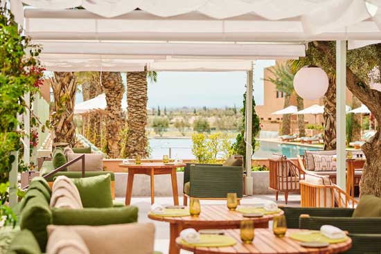 Profesionalhoreca, La terraza de la piscina del hotel Park Hyatt Marrakech