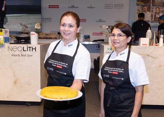 Profesionalhoreca, ganadoras del concurso Mejor tortilla de patatas de España Con, Alicante Gastronómica 2024