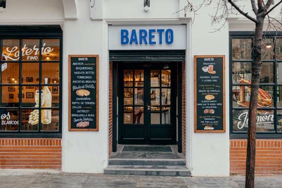 Profesional Horeca, local de la cadena Bareto en Madrid